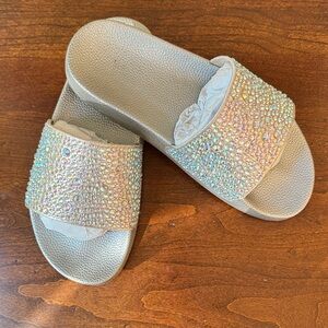 INC International Concepts Gold Embellished Sandals